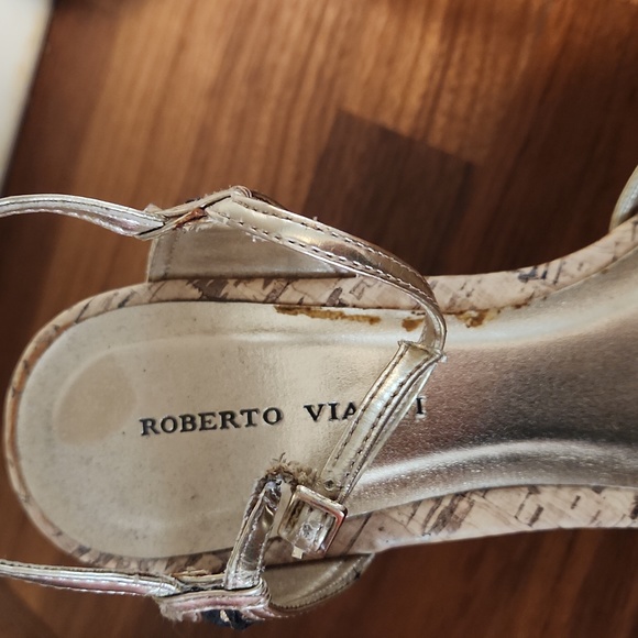 💙 10 For $20 Roberto Vianni Platform Wedged Sandels - Picture 6 of 12